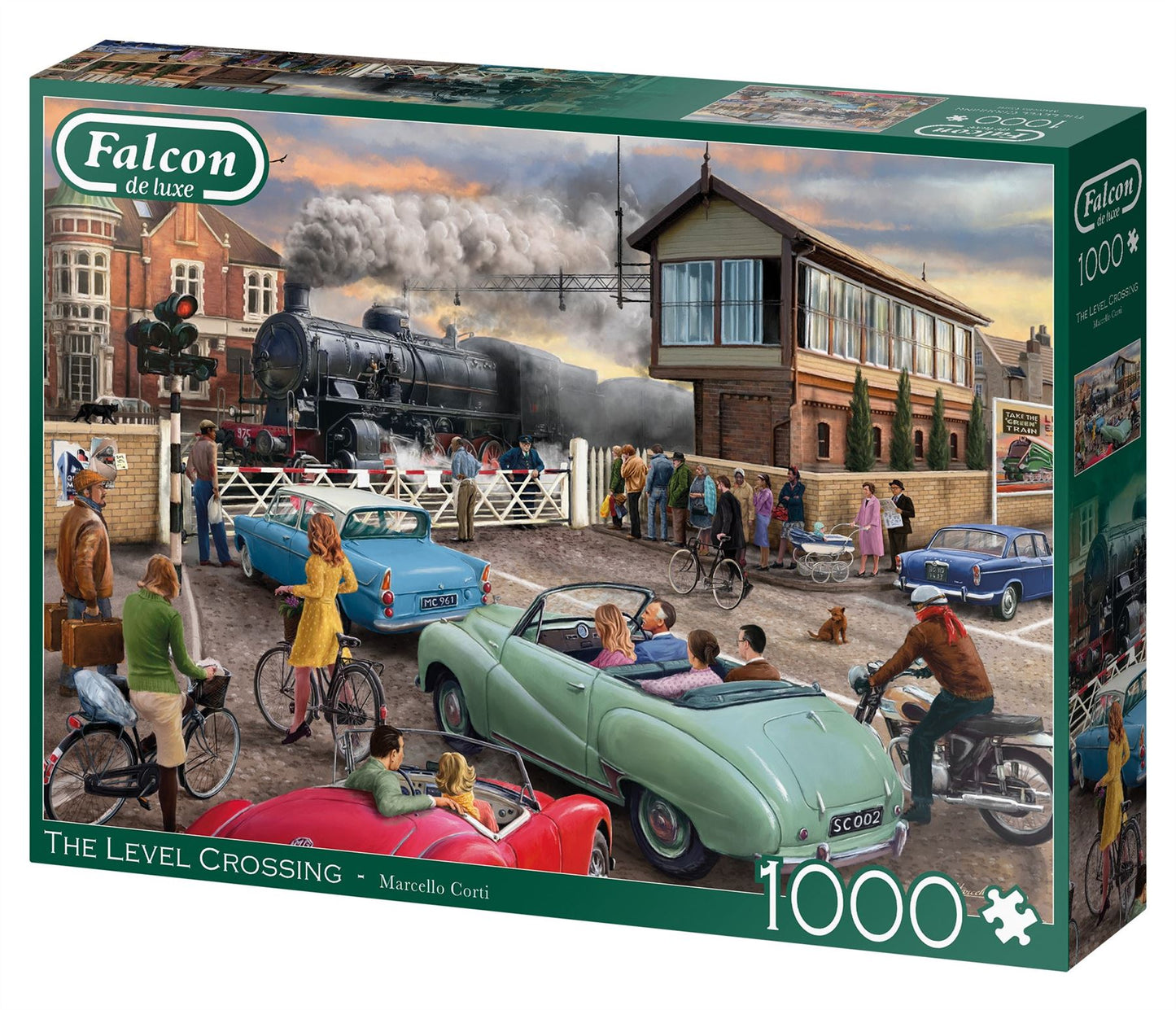 Falcon de luxe The Level Crossing 1000 Piece Jigsaw Puzzle