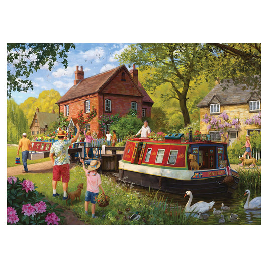 Falcon de luxe  Countryside Locks 1000 Piece Jigsaw Puzzle