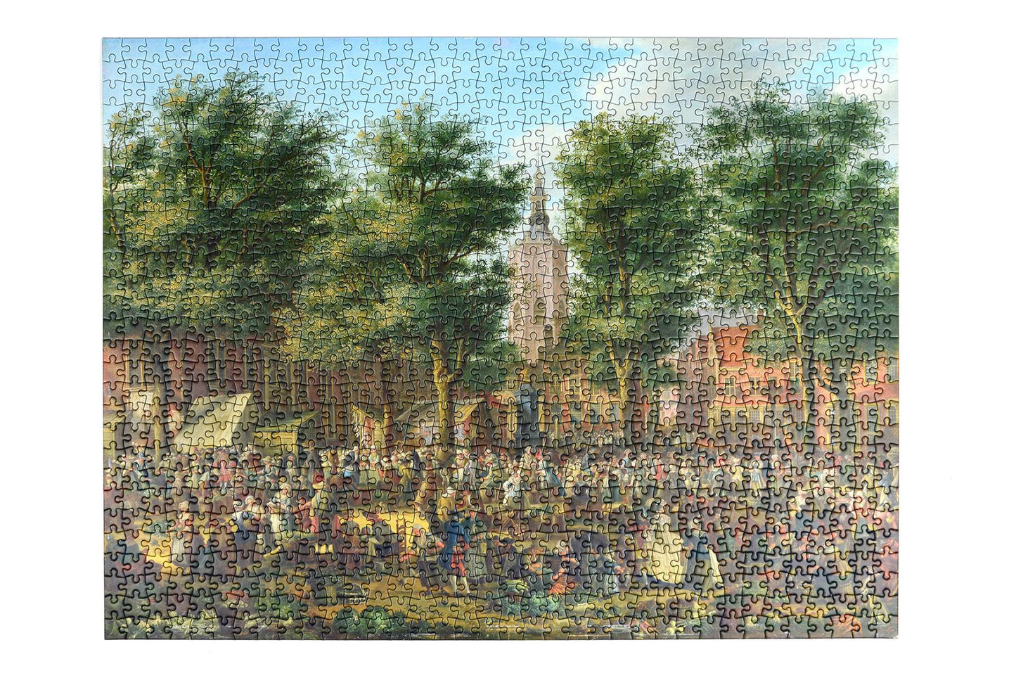 The Grote Markt at The Hague - National Gallery 1000 Piece Jigsaw Puzzle