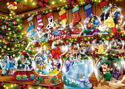 Disney Christmas Snowglobe Paradise 1000 Piece Jigsaw Puzzle