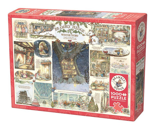 Brambly Hedge Winter Story 1000 Piece Jigsaw Puzzle