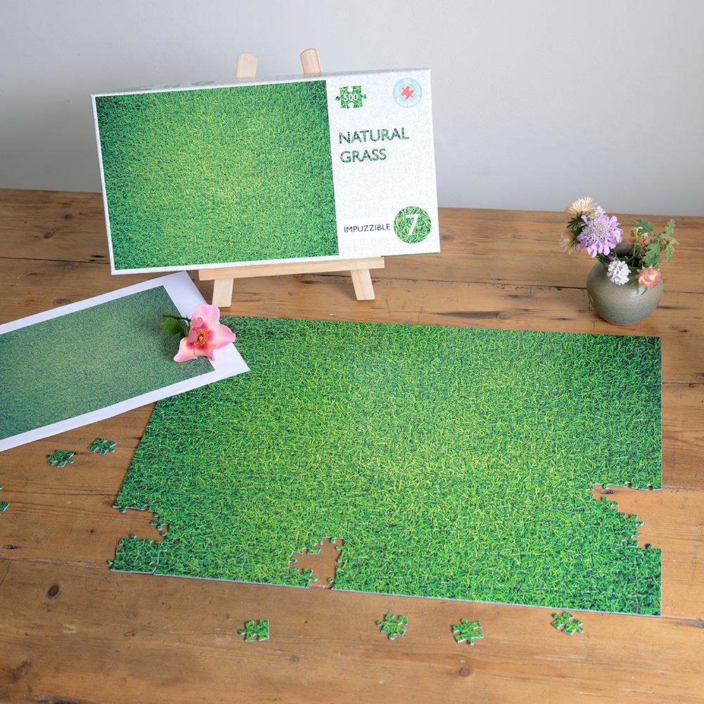 Natural Grass Impuzzible 500 Piece Jigsaw Puzzle