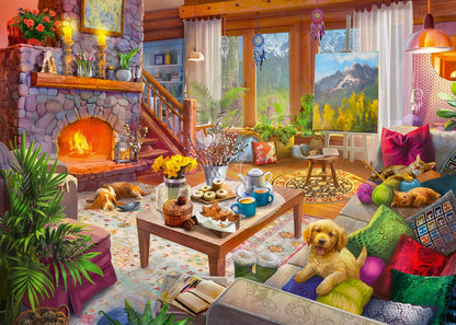 Cosy Cabin 1000 Piece Jigsaw Puzzle