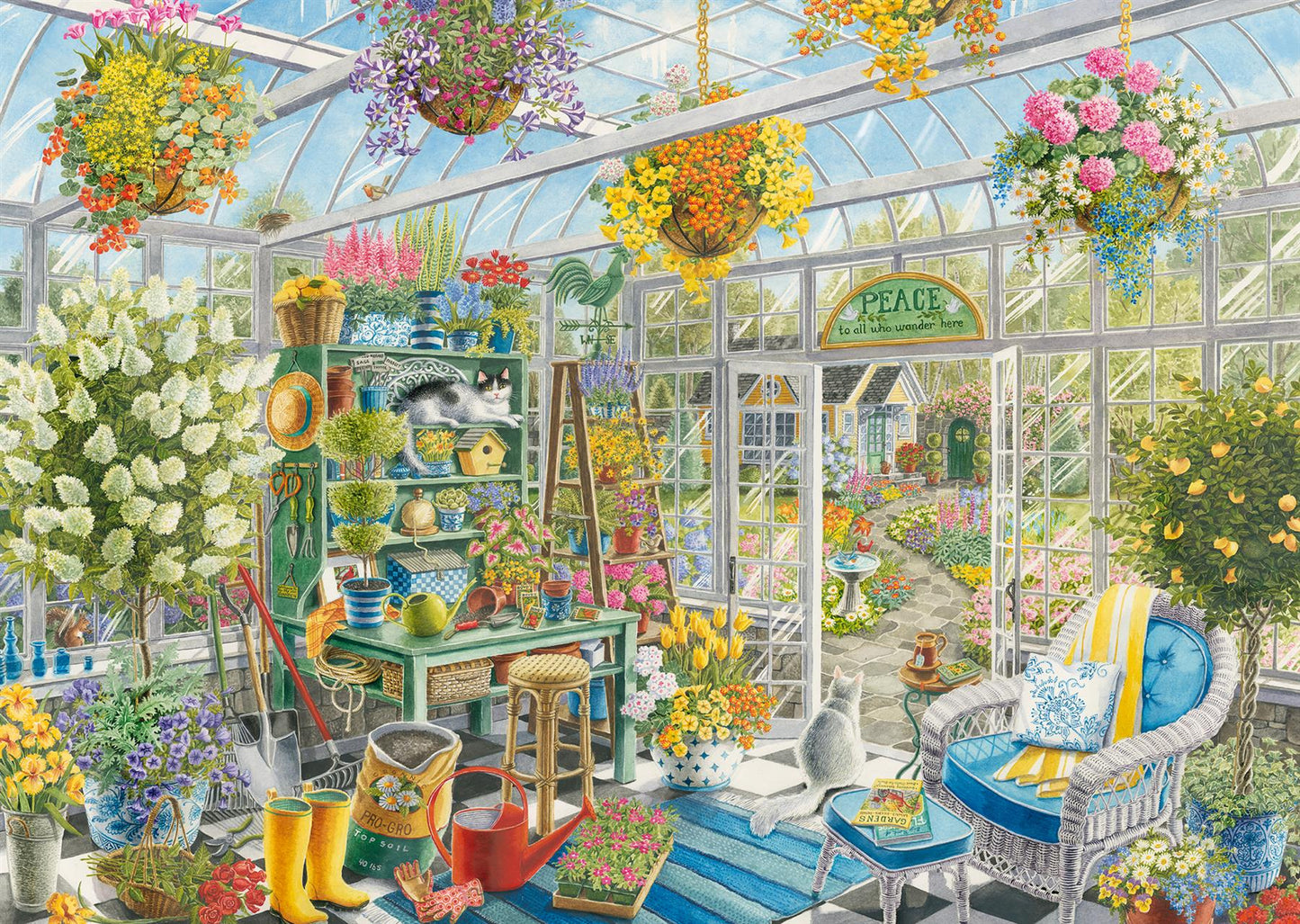 Greenhouse Heaven 300 Piece Extra Large Jigsaw Puzzle