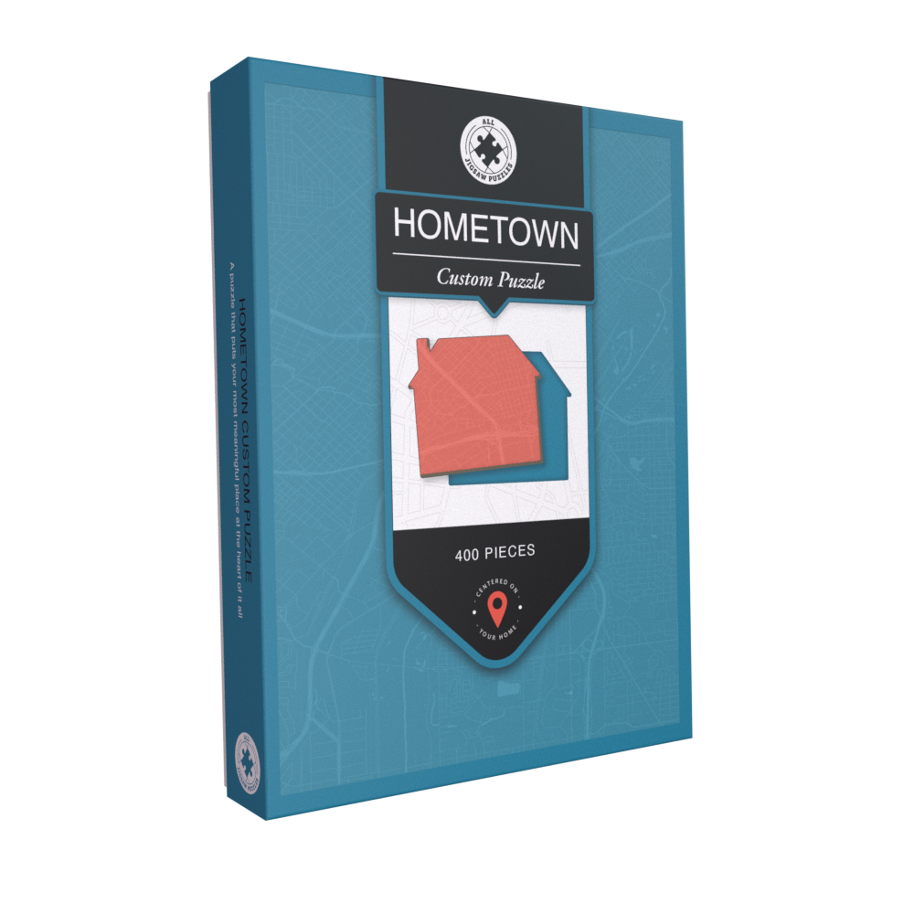 I Love You - Hometown US Map Puzzle