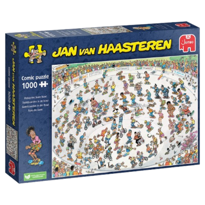 Jan Van Haasteren Riding the Skate Bowl  1000 Piece Jigsaw Puzzle