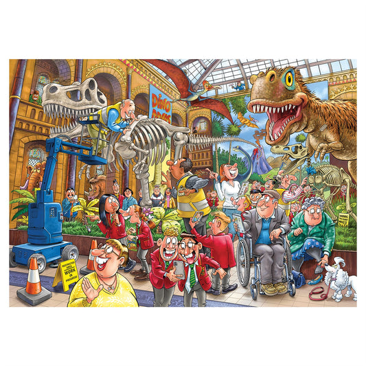 Wasgij Mystery 24 Blight at the Museum! 1000 Piece Jigsaw Puzzle