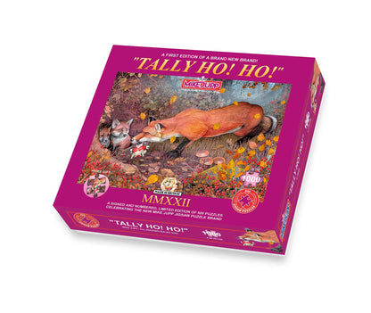 Mike Jupp Tally Ho Ho!! Limited Edition Signed 1000 Piece Jigsaw Puzzle