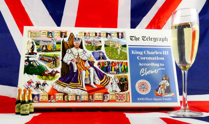 King Charles III Coronation According to Blower 1000 Piece Jigsaw Puzzle