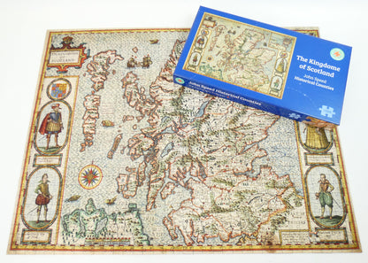 John Speed Historical Map of Scotland 1000 Piece Jigsaw Puzzle