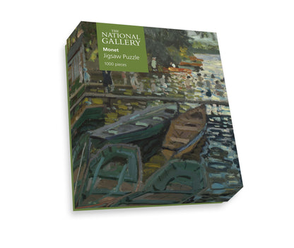 Bathers at La Grenouillere - National Gallery 1000 Piece Jigsaw Puzzle box