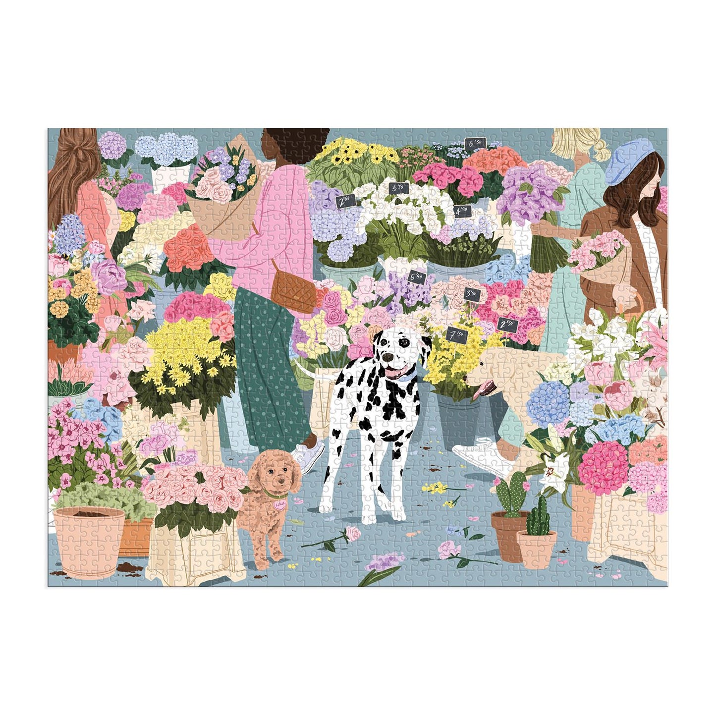 Flower Market 1000 Piece Jigsaw Puzzle